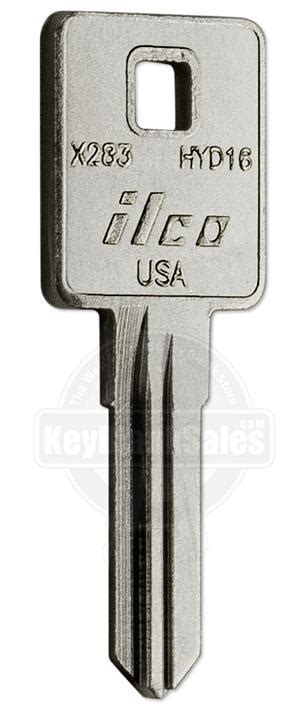 Harley Davidson Keys ILCO HYD16 X283 Ilco Keys Blanks