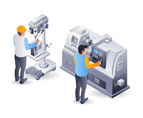 Operador De Torno Cnc Y M Quina De Perforaci N Infogr Fico De