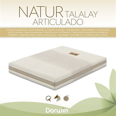 Colch N Flex Natur Talalay Articulado Muebles Del Turia