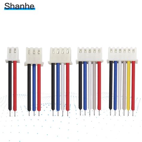 Xh 254mm Wire Cable Connector 23456pin Pitch Female Plug Socket 10cmconnectors Aliexpress