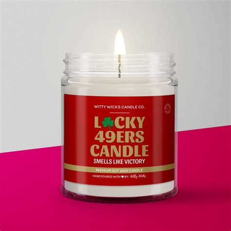 Lucky Ers Candle San Francisco Ers Candle Smells Like A Ers Win