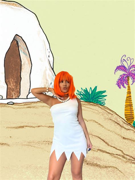 Wilma Flintstone Costume The Flintstones Costume Flintstones Etsy