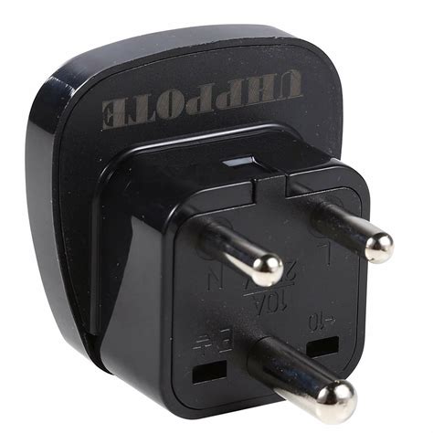 Grounded Type D Travel Trip Plug Adapter Adaptor For India Africa Nepal