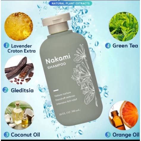 Original Nakami Shampoo Nature Nurture Dandruff Defense Intensive Itch Relief 300ml Lazada Ph