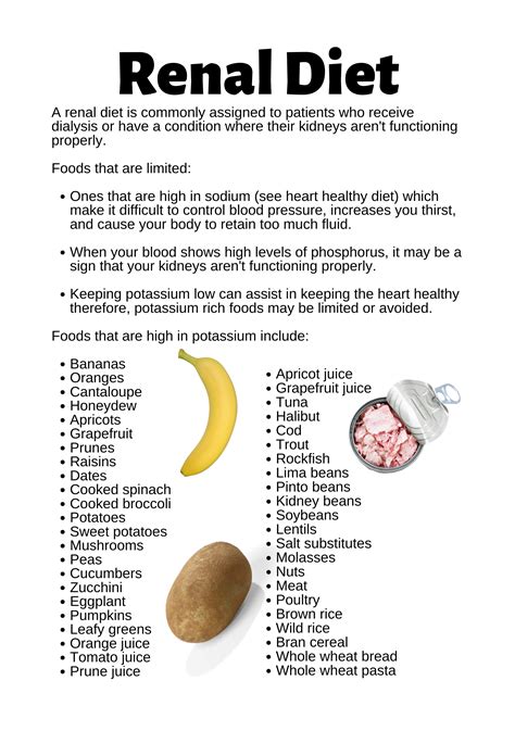 Renal Diet Infographic Poster For Sale By Caregiverology Renal Diet