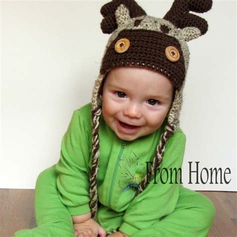 Crochet Moose Hat - Etsy