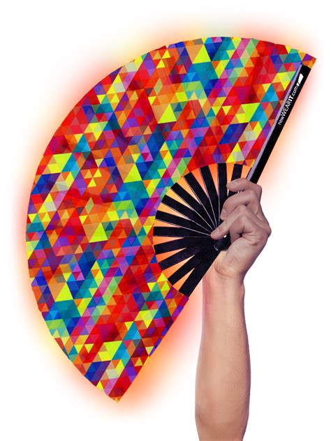 Geometrics Hand Fan Wearit Apparel