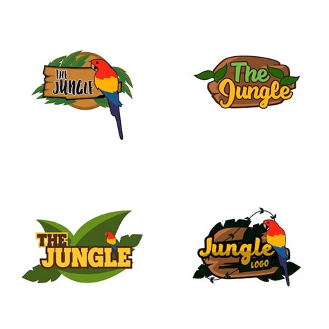 Premium Vector Jungle Logo Collections