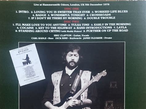 Yahooオークション Eric Clapton エリッククラプトン Hammersmith