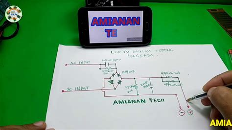 Backlight Tester Schematic Backlight Tester Circuit Diagram