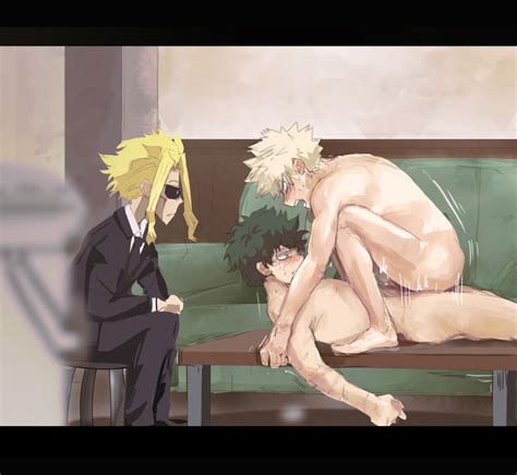 Rule 34 3boys Anal Anal Sex Cowgirl Position Darkline Gay Gay Anal Gay Sex Izuku Midoriya