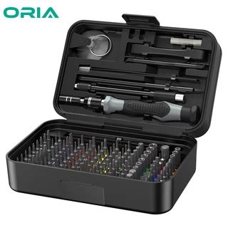 ORIA 132 IN 1 Precision Screwdriver Set With 108pcs Color Coded For