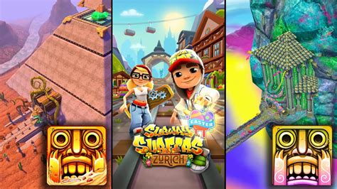 Temple Run Blazing Sands Vs Subway Surfers Zurich Vs Temple Run