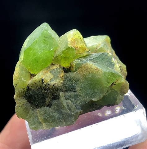 Peridot Crystal Olivine Peridot Crystals Specimen Raw Peridot