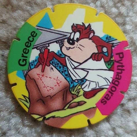 LOONEY TUNES WARNER BROS WORLD EDITION SINGLE TAZOS 1996 WALKERS BRAND