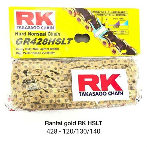 Jual RANTAI RK TAKASAGO CHAIN 428 HSLT 130L 140L Shopee Indonesia