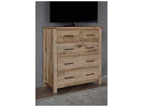 Vaughan Bassett 754 004 Bedroom Dovetail Standing Dresser Sun Bleached