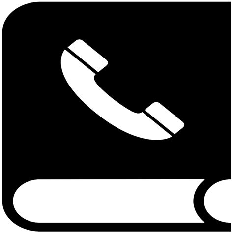 Phone Book Vector Svg Icon Svg Repo