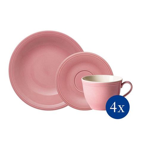 Villeroy Boch Color Loop Rose Kaffee Set 12 teilig Кофейный набор