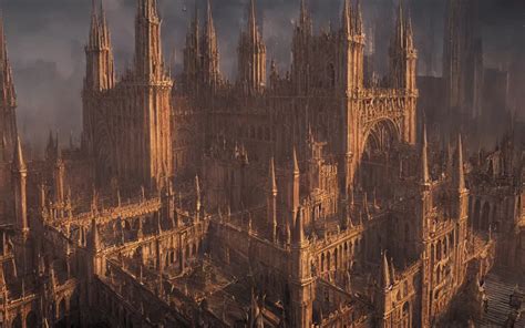 Anor Londo Highly Detailed Digital Art Smooth Stable Diffusion