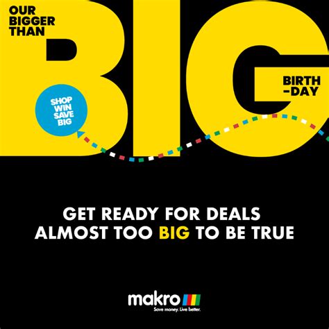 Makro South Africa on Twitter: "Blow out the candles, it's our BIGGER ...