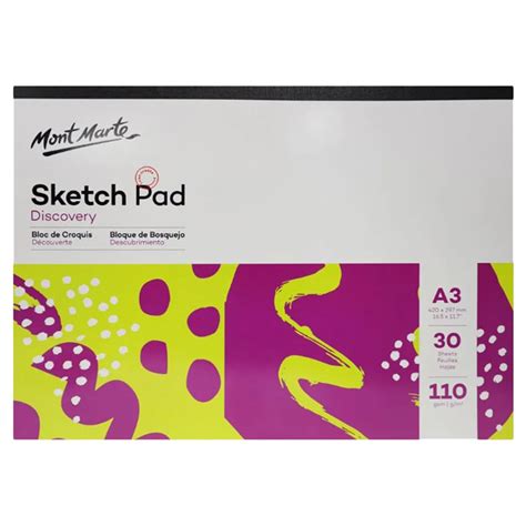 Mont Marte Sketch Pad A3 30 Sheets