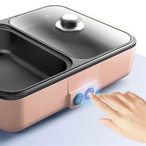 In Elektrischer Hot Pot Herd Grill W Grill Multikocher Elektrischer Grill Antihaftplatte