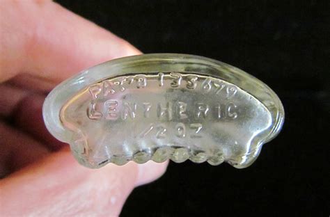 1920s Lentheric Perfume Bottle 12 Oz Size Bottle Art Deco Perfume Bottle Made In France Empty