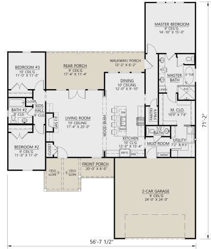 The Floor Plan For This House