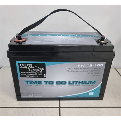 Freedom Won 12V 100Ah LiFEPo4 Lithium Ion Battery