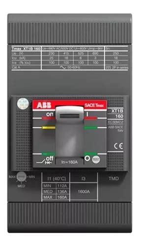 Interruptor Termomagn Tico Abb Tmax Xt C Tmd P