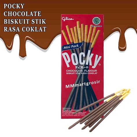 Jual Pocky Chocolate Flavour Biskuit Stik Rasa Cokelat G Shopee