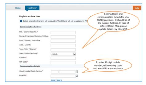 Nri Taxpayer Registration Process On Traces Learn By Quicko