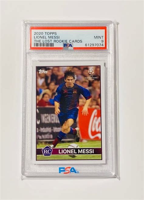 2020 Topps The Lost Rookie Cards Lionel Messi PSA 9 Catawiki