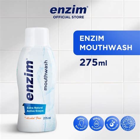 Jual Enzim Mouthwash 275ml Extra Natural Active Enzym Obat Kumur Kumur