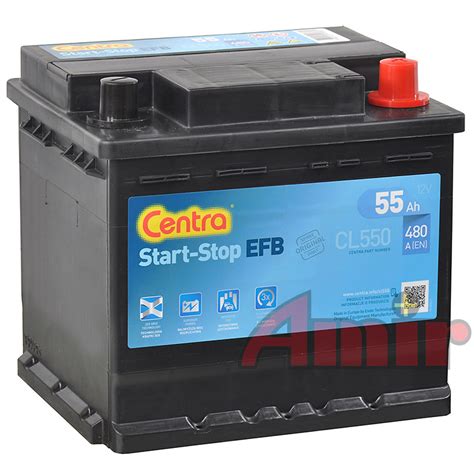 Akumulator Centra Start Stop EFB 12V 55Ah 480A CL550