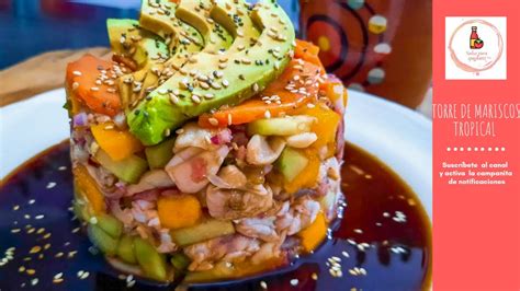 Torre De Mariscos Tropical Receta F Cil Youtube