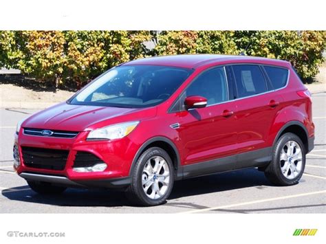 Ruby Red Metallic 2013 Ford Escape Sel 20l Ecoboost 4wd Exterior Photo