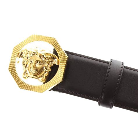 Versace Belt Men in Black for Men - Lyst