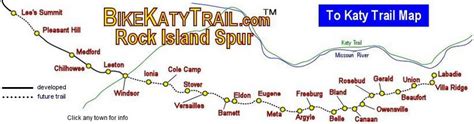 Katy Trail Map