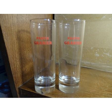 2 VERRES GRANIER 22CL HT 15 20CM Tigrebock