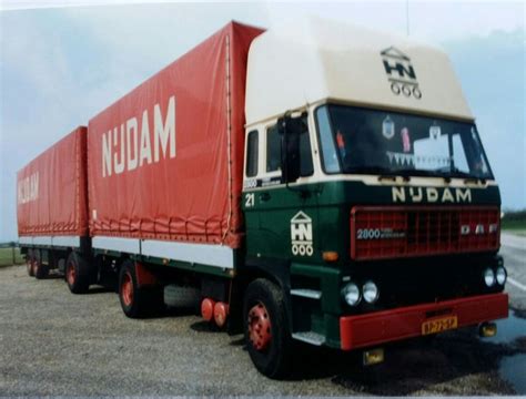 Daf Fa X Topsleeper Met Huifaanhanger Van Nijdam In Groningen