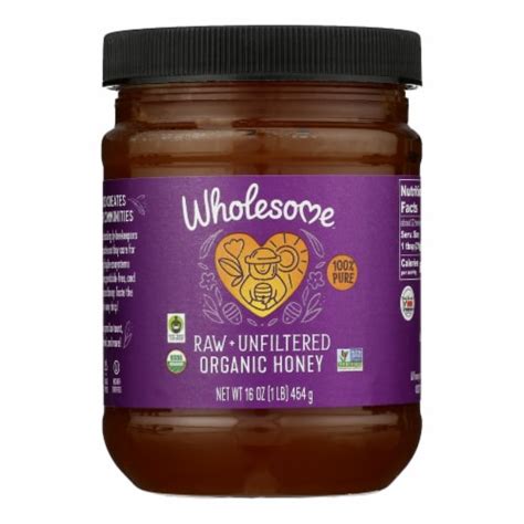 Wholesome Sweeteners Organic Raw Honey Liquid Sweetener Case Of 6