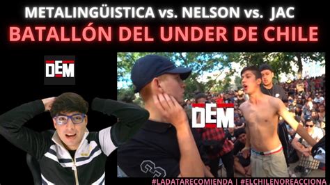 CHILENO REACCIONA METALINGÜISTICA ESEZETA vs LIL DROP NELSON vs WES