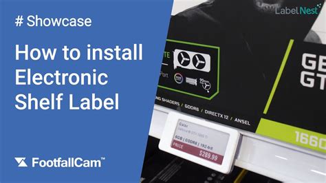 How To Install Electronic Shelf Label Esl Labelnest Youtube