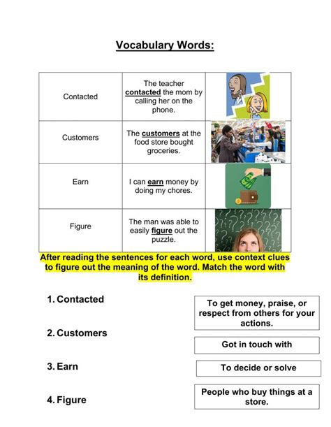 5 Fun Context Clues Activities Your Third Graders Will Love Worksheets Library