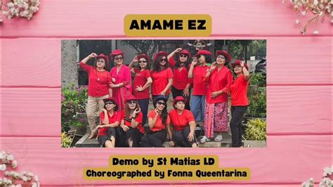 Amame Ez Line Dance Choreographed By Fonna Queentarina Ina Youtube