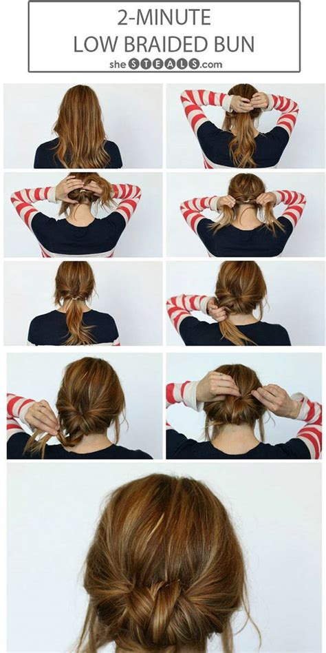 Simple Hair Bun Tutorial To Keep You Look Chic In Lazy Days