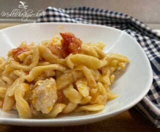 Pasta Con Pomodorini E Salsiccia Mollichedizucchero