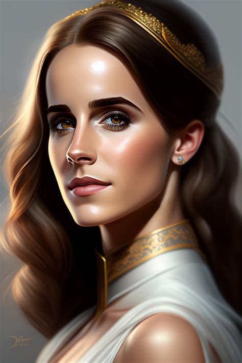 Lexica Tania Bann As Emma Watson Princess Digital Painting